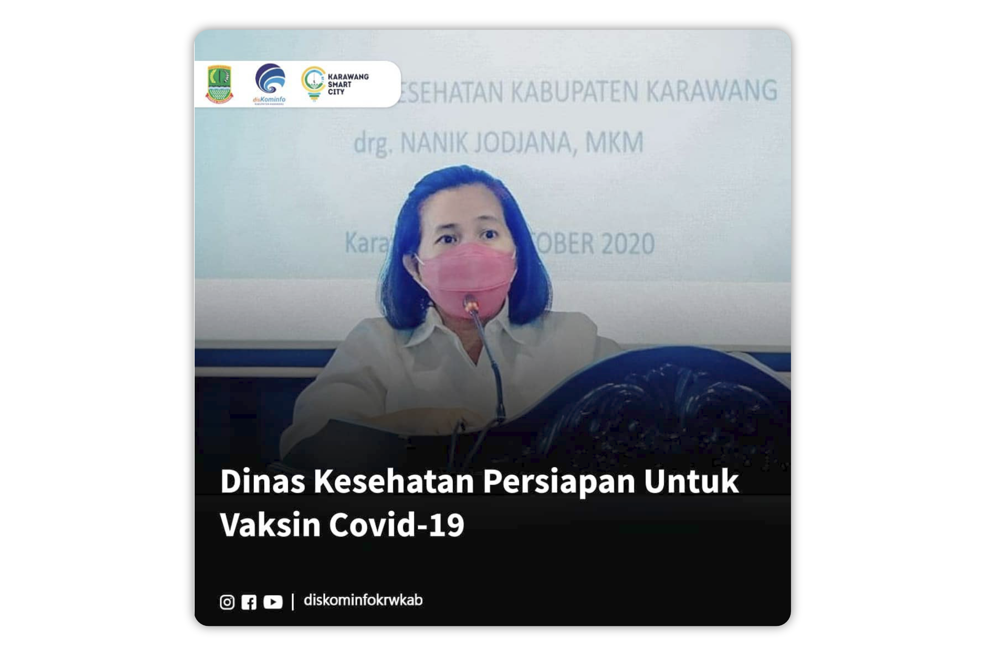 Dinas Kesehatan Persiapan Untuk Vaksin Covid 19 Situs Resmi Pemerintah Daerah Kabupaten Karawang