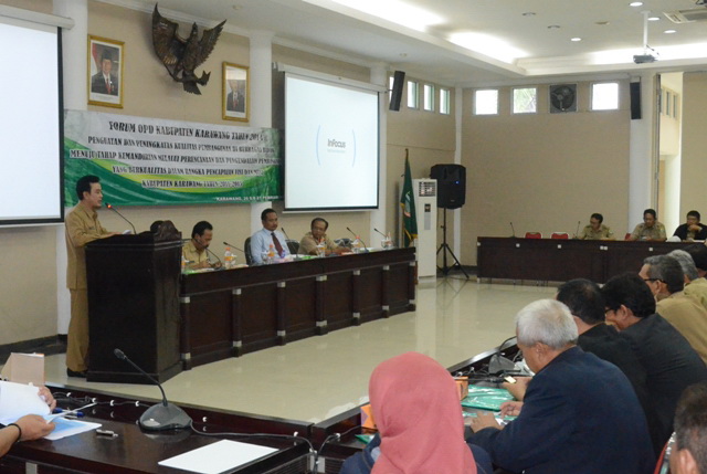 Pemerintah Kabupaten Karawang Gelar Forum OPD Tahun 2014